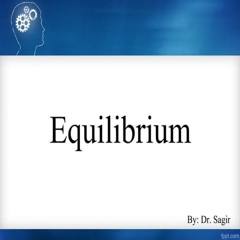 Chemical equilibrium