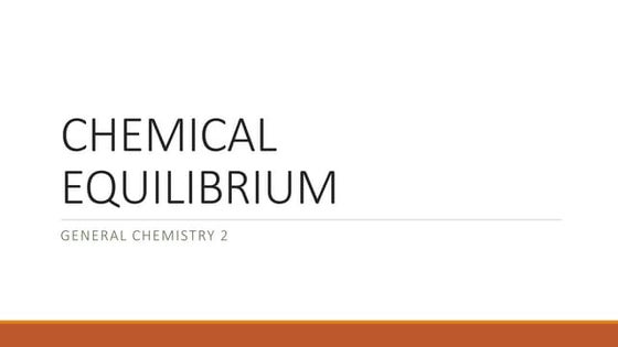 Ppt Chemical Equilibrium Chapter 16 Powerpoint