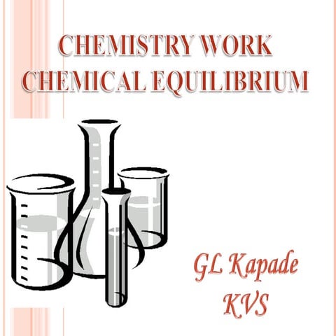 Chemical equillibrium