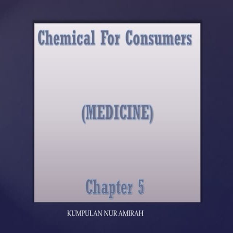 Chemical for consumer