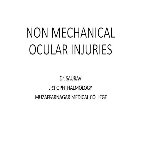 nON   MECHANICAL  OCULAR  INJURIES .pptx