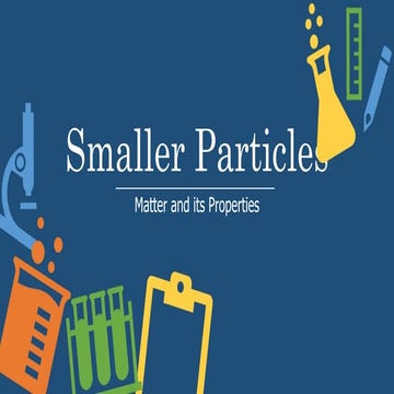 Matter and its Properties