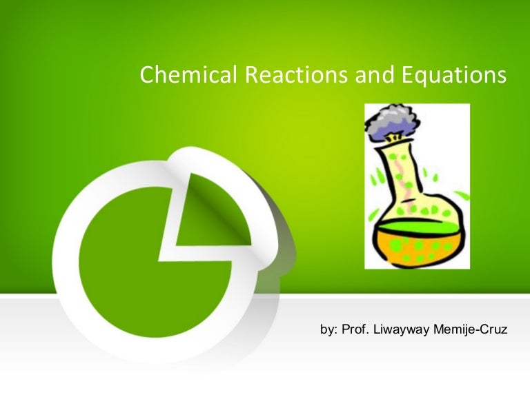 chemical show formulas and Equations Reactions Chemical