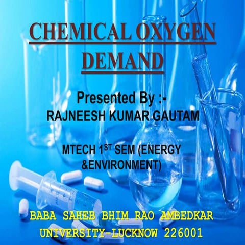 Chemical oxygen demand