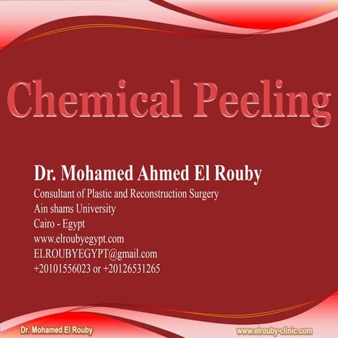 Chemical peel