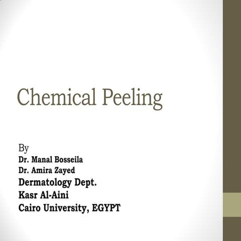 Chemical peels