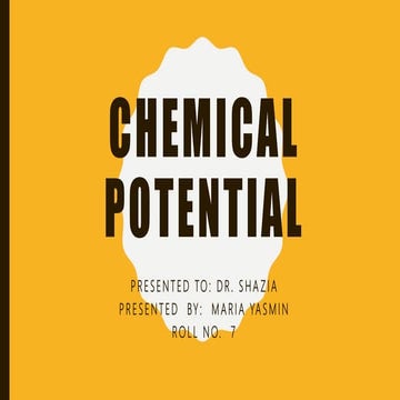 Chemical  potential