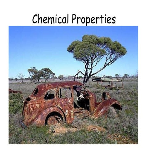 Chemical properties