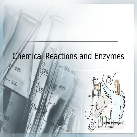 Chemical reactions and enzymes blackboard