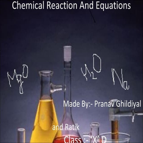 CBSE Class X Chemical reactions and equations