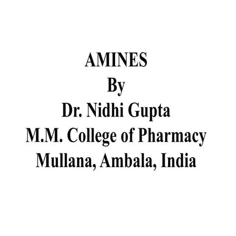 Chemical Reactions of Amines.ppt