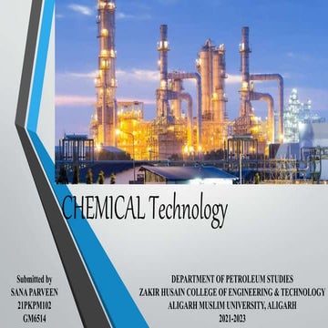 CHEMICAL Technology PPT