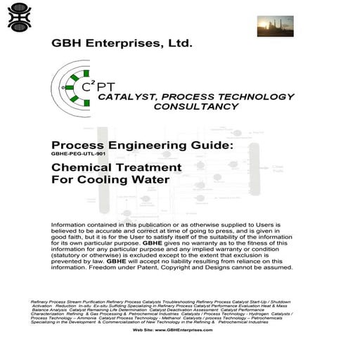 Chemical Treatment For Cooling Water | PDF