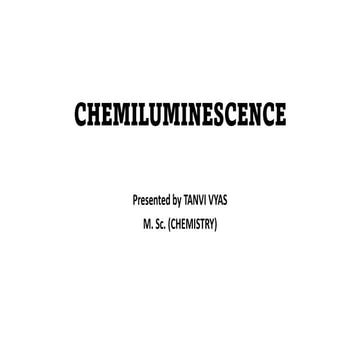 CHEMILUMINESCENCE.ppt