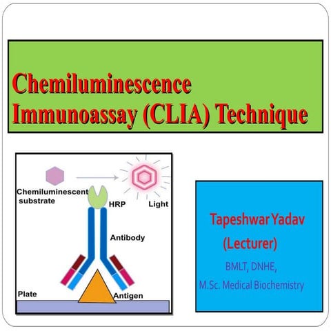 Chemiluminescence Immunoassay (CLIA) Technique