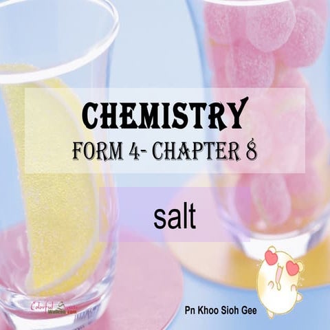 SPM Form 4 Chapter 8 Salt