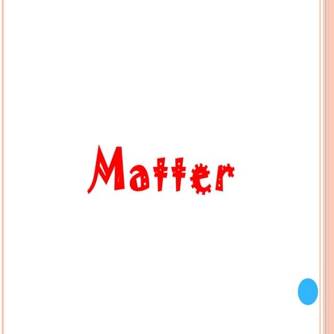 Matter-Chemistry