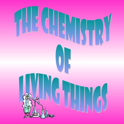 Book A Ch 3 Section 1- Chemistry of living things