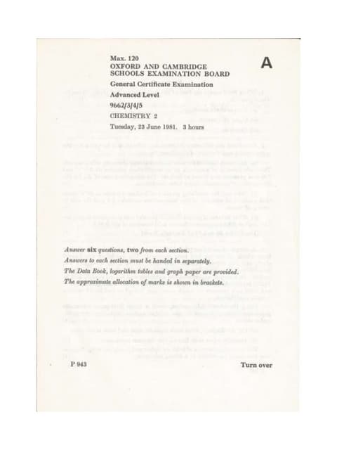 Chemistry a 1981_2
