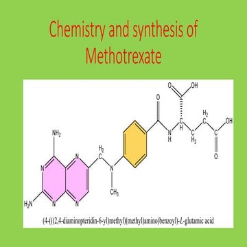 chemistry and synthesis of methotrexate.pptx