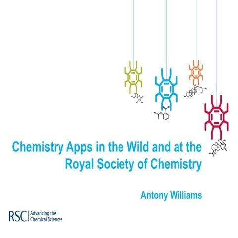 Chemistry apps in the wild and at the royal society of chemistry