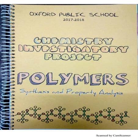 Chemistry investigatory project class 12 - Saksham