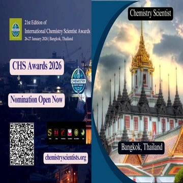 International Chemistry Scientist Awards | PDF