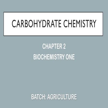The definition of Chemistry of Carbohydrate  Unit 2.pdf