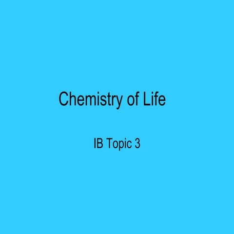Biochemistry PowerPoint