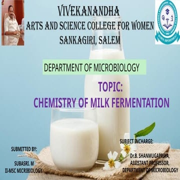 ᴍɪʟᴋ ᴀɴᴅ ᴄʜᴇᴍɪꜱᴛʀʏ ᴏꜰ ᴍɪʟᴋ ꜰᴇʀᴍᴇɴᴛᴀɪᴏɴ .pptx