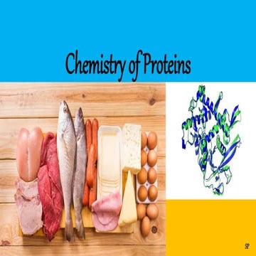 Chemistry of proteins