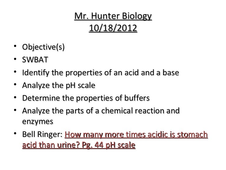 Biology Chemistry Overview and Properties of Water