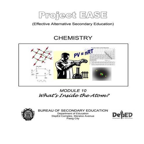 Chem m10 what's inside the atom