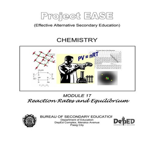 Chem m17 reaction rates & equilibrium