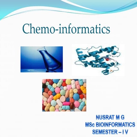 Chemo-informatics sem 4 MSc  Bioinformatics