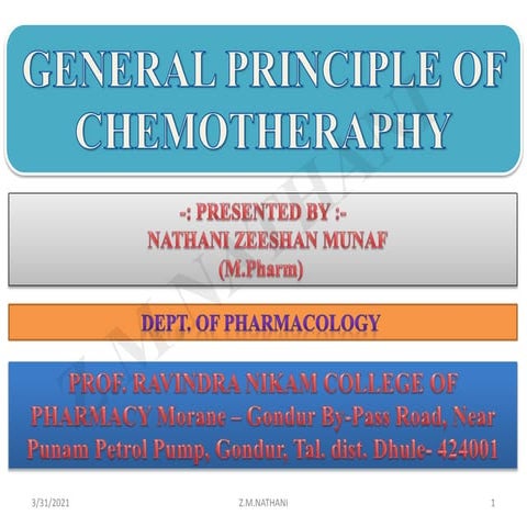 Chemotheraphy general