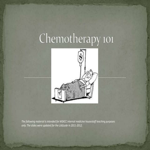 Chemotherapy 101