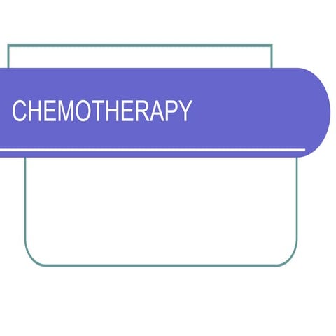 Basics of Chemotherapy Drugs-Basics of Chemotherapy Drugs