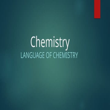 chemistry presentation icse class IX competition