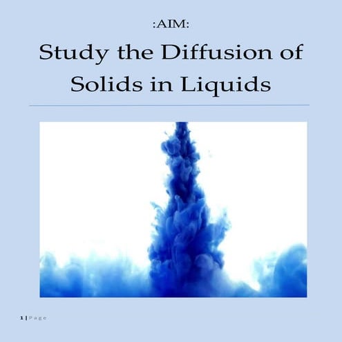 Chemistry project Class 12th ( Rate of evaporation of different liquids ...