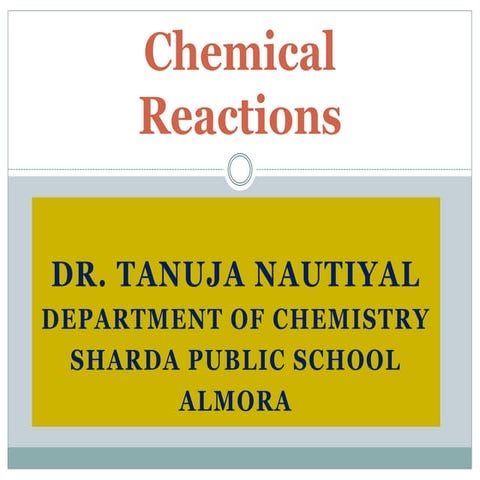 Chemical reaction