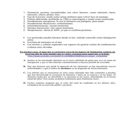 Chemtrails   resumen chiquitín