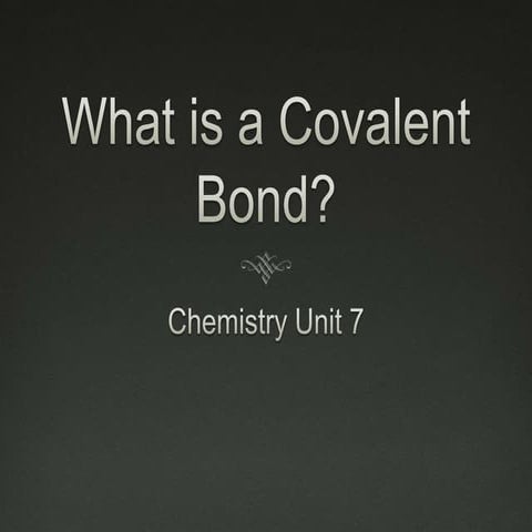 Chem unit 7 presentation