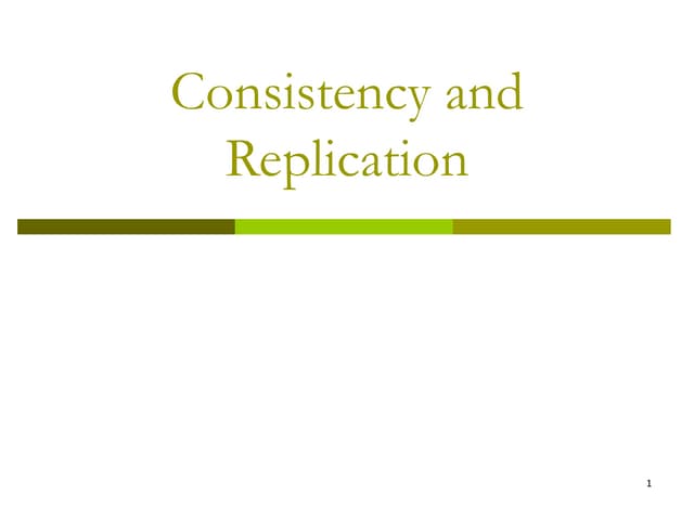 This is introduction to distributed systems for the revised curiculum