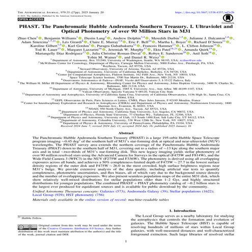PHAST. The Panchromatic Hubble Andromeda Southern Treasury. I. Ultraviolet an...