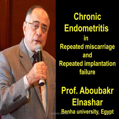 Chronic Endometritis  in   Repeated miscarriage  and  Repeated implantation f...