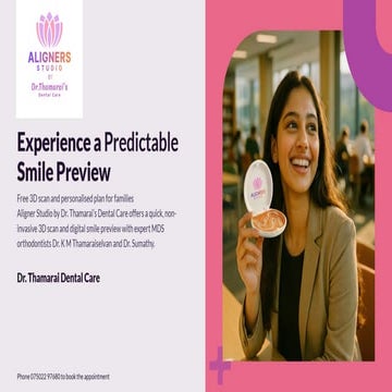 Chennai's first free 3D consultation for Invisible Aligners by Aligners Studi...