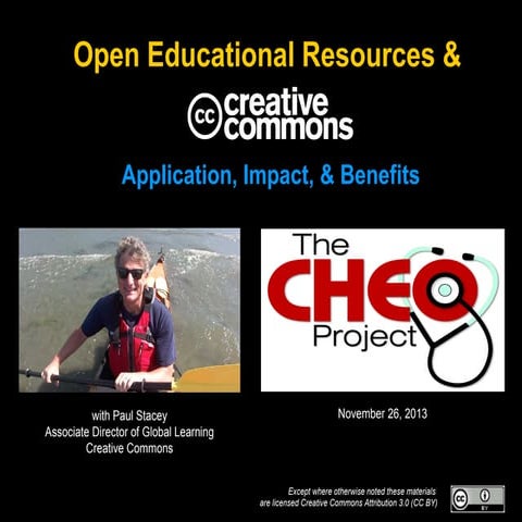 Open Educational Resources & Creative Commons - Application, Impact, and Bene...
