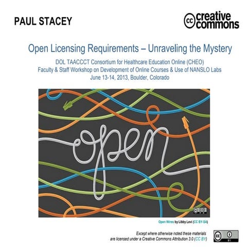 Open Licensing Requirements - Unraveling the Mystery
