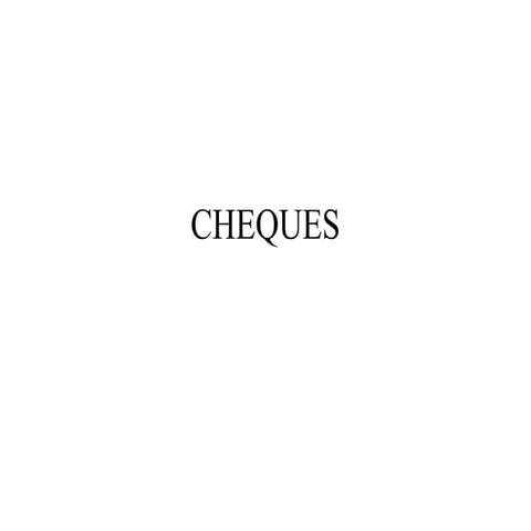 Cheques mp